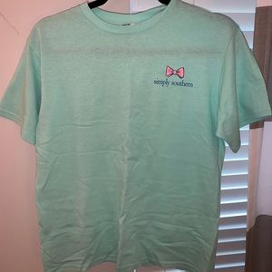 Sea Foam Green Simply Southern Short Sleeve